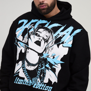 Sweat à capuche en coton de haute qualité pour hommes Style confortable Street Wear avec motif imprimé pour la mode printemps et hiver - Product Image 5