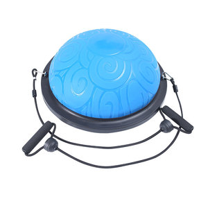 Palla da massaggio <span class=keywords><strong>Yoga</strong></span> da 55cm con SSikes in PVC materiale per esercizi Fitness blu per <span class=keywords><strong>Yoga</strong></span> mezza palla - Product Image 1