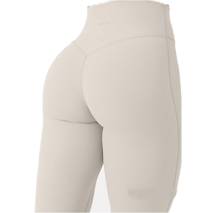 Leggings de yoga et de fitness pour femmes, taille haute, respirants, à cordon de serrage, solides, séchage rapide, légers, pantalons de sport - Product Image 4