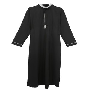 El más vendido 2025 Premium <span class=keywords><strong>Cuff</strong></span> Neckline bordado Thobe para hombres musulmanes Lujoso Loose Fit Ramadan Eid Ceremonia - Product Image 2