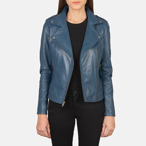 Veste en cuir pour femmes personnalisée professionnelle en gros veste en cuir de mode de taille personnalisée nouveau design de vestes en cuir pour femmes - Product Image 3