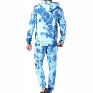 Venta caliente de los hombres Tie-Dyed Chándal Transpirable Cómodo con capucha con el mejor servicio de fabricación OEM Tie-Dyed Chándal - Product Image 6