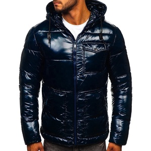 Customizable <b>Men's</b> Winter Puffer <b>Jacket</b> Loose Bubble Padding Filled Corduroy Canvas Fabric 220g <b>Pullover</b> OEM Processed Solid - Product Image 4