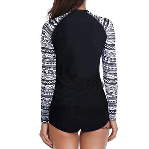 Custom Sublimated Ladies Rash Guard Profesional Ligero Slim Fit Ropa de mujer Precio al por mayor tarifa barata 2025 - Product Image 6