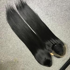 Pelucas alineadas con cutícula de encaje Hd de densidad 250, vendedores de extensiones de cabello humano, peluca Frontal recta de hueso al por mayor para mujeres negras - Product Image 3