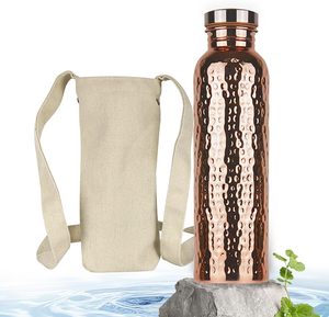 Bouteille de Sipper en Cuivre Ombré Noir Brillant avec Sac en Jute et Brosse Article de Verres de Super Vente Disponible au Meilleur Prix - Product Image 3