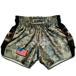 2025 personnalisé Muay Thai Shorts boxe Muay Thai Shorts nouveau Design Top qualité Shorts de boxe - Product Image 1