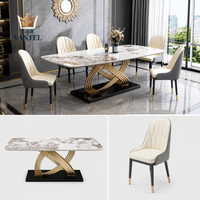 Ensemble de meubles de salle à manger de luxe Vantel pour villa, hôtel, appartement et projets de maisons entières - Fournisseur d'usine