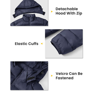 Chaqueta de Invierno Informal de Alta Calidad, Fabricada Directamente, Ropa de Calle, Chaqueta Acolchada con Forro Fino para Hombre, Abrigo de Burbujas, Ropa de Invierno - Product Image 2