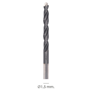 Broca Alpen HSS con testa in metallo Ø 1,50 mm. Tecnologia PEC con 3 fili di taglio - Product Image 3