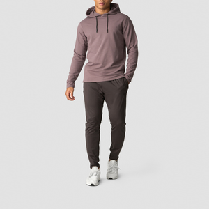 Sweat à capuche thermique léger pour homme en multicolore Impression de logo personnalisé Tissu respirant pour l'hiver Nouveau design Teint uni - Product Image 2