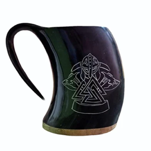 Jarra de cuerno de búfalo grande perfecta para cerveza, cerveza e hidromiel, taza Lager de cerveza, taza de cuerno vikingo para beber nórdico de Búfalo, venta al por mayor - Product Image 2