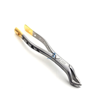 Instrumento Dental con mango dorado de acero inoxidable Premium, fórceps de extracción molar superior derecho para Manual de extracción de dientes quirúrgicos - Product Image 4