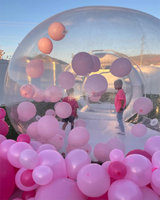 Maison à bulles de haute qualité ballons gonflables en plastique maison de dôme de jardin maison à bulles gonflable extérieure pour les enfants