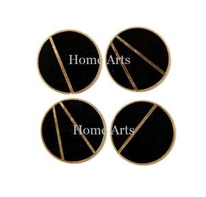 Juego de 4 Posavasos de Madera para Té y Café, la Mejor Calidad, Tamaño Personalizado, Forma Redonda, Juego de Posavasos en Venta - Product Image 6