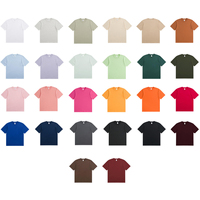 Camiseta Oversize 100% Algodón, 230 GSM, Hombros Caídos, Cuello Redondo, Impresión de Logotipo Personalizado, Ropa Urbana Unisex