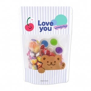 Sac cadeau Godi Bear avec fermeture éclair - Product Image 3