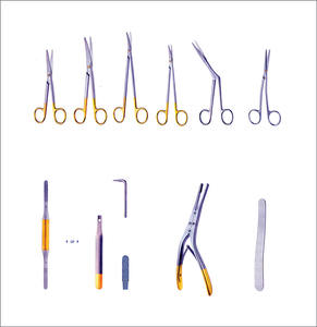 QNQ, 12 Uds., Manual de calidad superior/juego de corrección de nariz para cirugía de maquinaria, acero inoxidable de alta calidad para cirugía plástica - Product Image 1