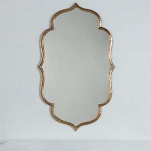 Cadre de miroir en laiton finition antique de luxe, style vintage, pour couloir, entrée, doré poli, tailles personnalisées - Product Image 4