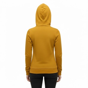 Sweat à capuche unisexe personnalisé en molleton épais de couleur ambre, coupe ample, vente en gros, streetwear abordable, sweat à capuche vierge - Product Image 2