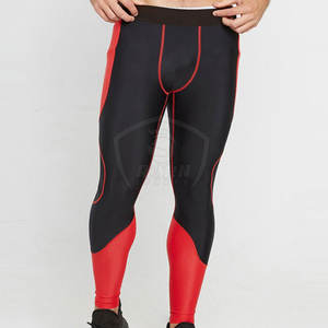 Pantalons de compression sur mesure avec votre propre logo, style longueur entière, disponible en différentes couleurs et tailles - Product Image 4