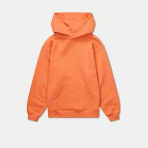 Sudaderas con capucha de algodón 100% de peso pesado Unisex, sudaderas con capucha de invierno antiretracción sin forro liso en blanco térmico con logotipo personalizado para hombre - Product Image 6