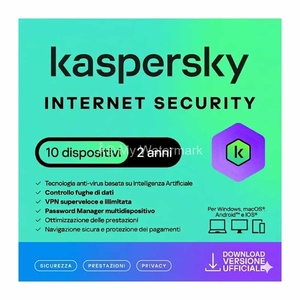 Kaspersky Internet Security 2023 - PC / Mac / Android / iOS - 2 Años - 10 Dispositivos - Product Image 1