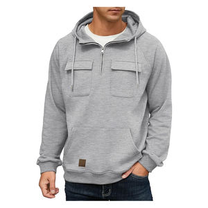 Moda de manga larga Top Casual Hombres Ropa Fabricantes Más barato Hombres Moda Sudadera con capucha - Product Image 6