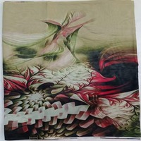 Tela Elegante de Algodón con Estampado Digital para Toub Sudanés, Vestimenta Tradicional Africana para Bodas, Textil Floral, Suministro al por Mayor para Exportación
