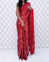 Sari indien traditionnel pour femme en soie Gajji de qualité supérieure, imprimé Bandhani, séchage rapide, tie-dye violet, pour fêtes, mariages et occasions festives