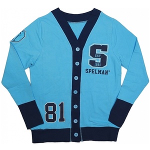 Suéter Deportivo Informal con Cuello en V, Cárdigan de Manga Larga con Decoración de Botones, Ropa Deportiva para Primavera, Universidad, Fraternidad - Product Image 1