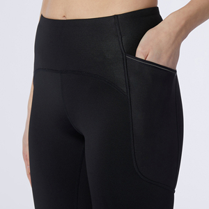 Gym Fitness Wear Vêtements pour femmes pleine longueur Meilleur design Leggings de yoga à taille élastique Leggings pour femmes en polyester - Product Image 6