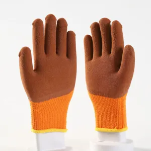 Top Sale Factory Direct Price Heavy Duty Protective Thermal Work Glove Latex Foam Coated Winter Outdoor Warm Hand Wear