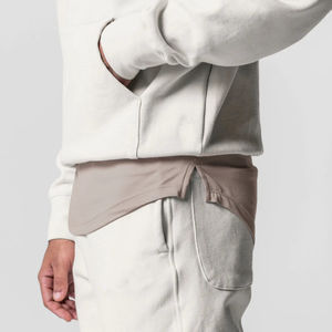 Sudadera con capucha recortada personalizada de alta calidad para hombre, peso pesado, 450 GSM, talla personalizada, Boxy Fit, sudadera con logotipo personalizado, ropa de calle para hombre 2025 - Product Image 4