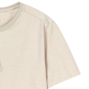 Camiseta Personalizada de Cuello Redondo para Hombre, 100% Algodón, Color Sólido, Estilo Casual, Verano, Manga Corta, OEM, ODM - Product Image 4