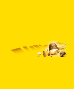 Balisto Milk Chocolate <b>Biscuit</b> Bar Honey Almond Solid Chocolate Candy Bulk Snack 20 x 37g - Product Image 4