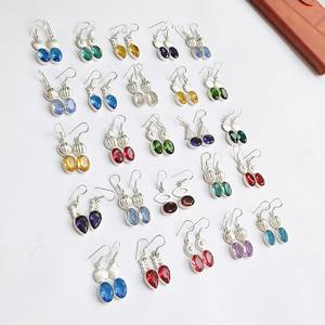 925สเตอร์ลิงชุบเงินธรรมชาติอัญมณี bahamian ออกแบบกรอบการตั้งค่าขายส่งจำนวนมากจำนวนมาก - Product Image 3