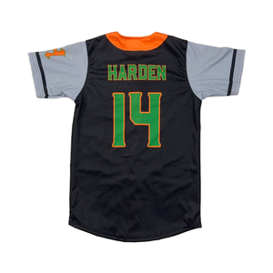 Maillots de baseball en polyester à impression numérique respirante - Product Image 3