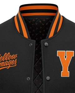 Veste Varsity pour homme en cuir, style universitaire, bomber, prix abordable, plusieurs couleurs, personnalisable - Product Image 6