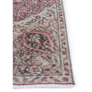 Alfombras Vintage de Lana 9x12 en Rojo y Naranja, con Patrón de Medallón Anudado a Mano, para Hogar y Sala de Estar, Alfombra Rectangular para Pasillo - Product Image 4