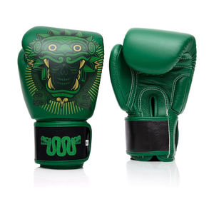 Gants de boxe en cuir véritable respirant de haute qualité avec fermeture à enfiler, couleur personnalisable pour l'entraînement en extérieur, vente en gros - Product Image 2