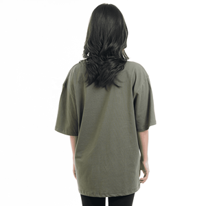 T-shirt en coton peigné de haute qualité pour femmes Matériau de qualité Logo et design personnalisés pour femmes - Product Image 2