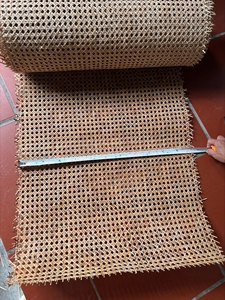 High Quality Rattan Webbing Furniture <b>Materials</b>/ Eco Rattan <b>Material</b> Natural <b>Red</b> Color Holiday - Product Image 2
