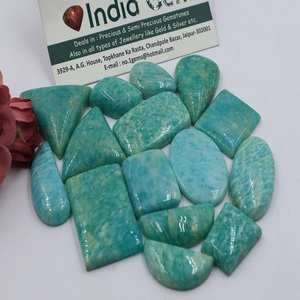 Amazonita Natural de Calidad AAA+ en Forma Mixta, Gema Suelta, Gemas de la India, Certificadas por Terceros, con Juego de Color para Joyería - Product Image 3