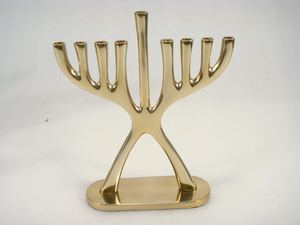 Support de bougie de table en laiton plaqué or de qualité supérieure, design unique fait à la main pour la décoration de fête - Product Image 5