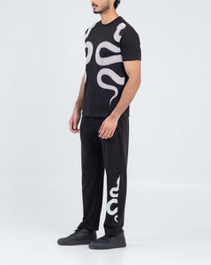 Alta calidad 100% algodón Color puro hombres nueva moda camiseta hombres algodón de gran tamaño para hombres - Product Image 3