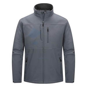 Veste Softshell de pêche en plein air personnalisée de haute qualité pour hommes coupe-vent imperméable tout temps - Product Image 1
