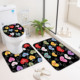 Ensemble de tapis de salle de bain imprimés sur mesure pour salle de bain, rideau de douche antidérapant, tapis de bain - Product Image 6