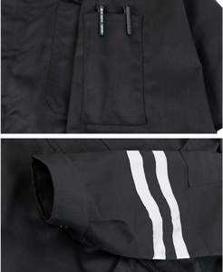 Overoles reflectantes personalizados de alta visibilidad para Trabajadores viales y nocturnos Overoles DE SEGURIDAD ANSI Clase 3 con cinta Ropa DE TRABAJO Overoles de algodón - Product Image 5