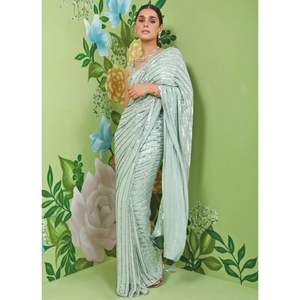 Blusa bordada de alta calidad, estilo Superhit de bollwood, con secuencia Georgette, venta al por mayor en línea - Product Image 1